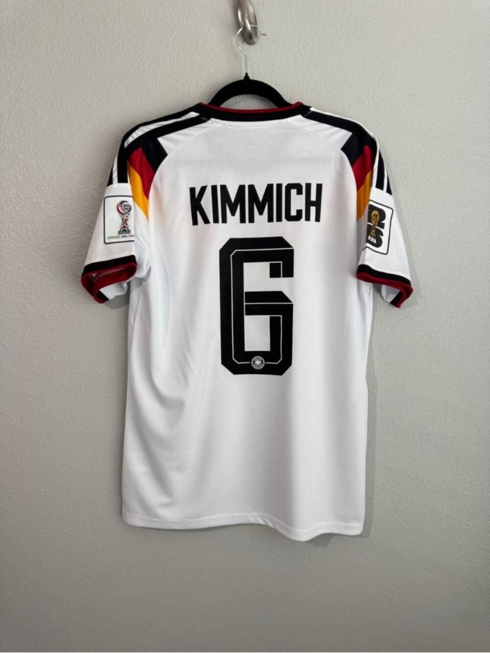 Germany 2026 Kimmich home World Cup white soccer jersey